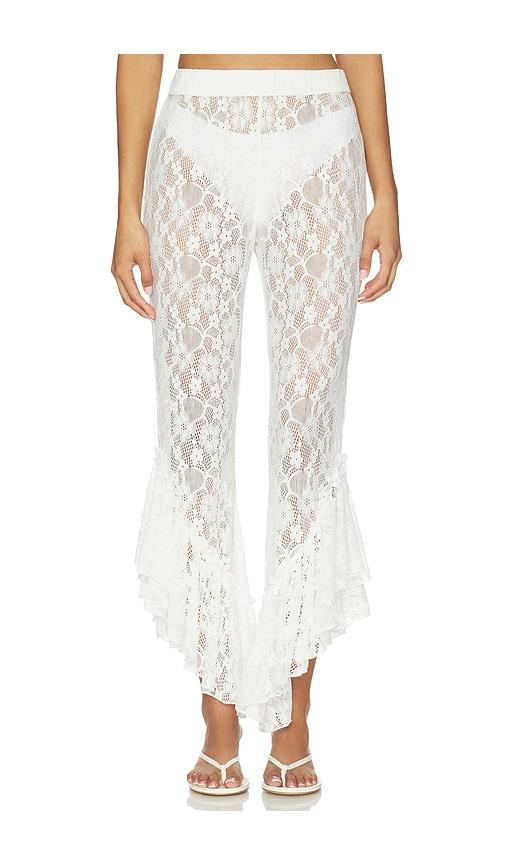 my beachy side lotus pants in ivory.