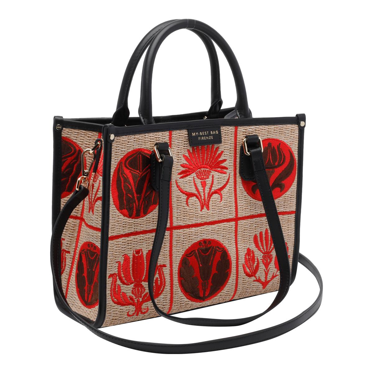 my best bag firenze beige fabric - women