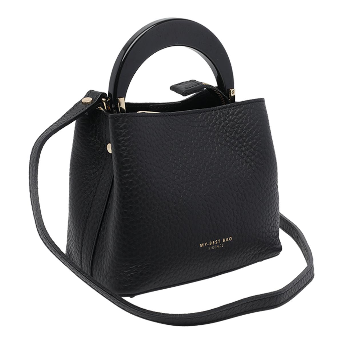 my best bag firenze black calf leather - women