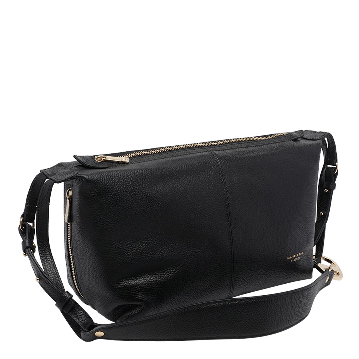 my best bag firenze black calf leather - women