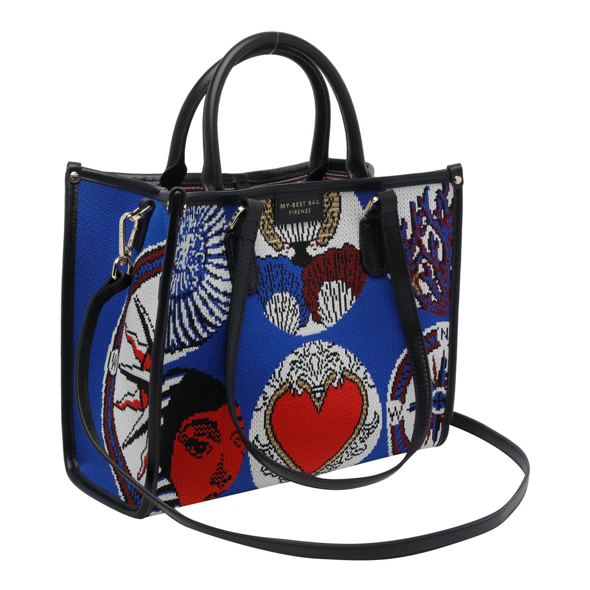 my best bag firenze black fabric - women