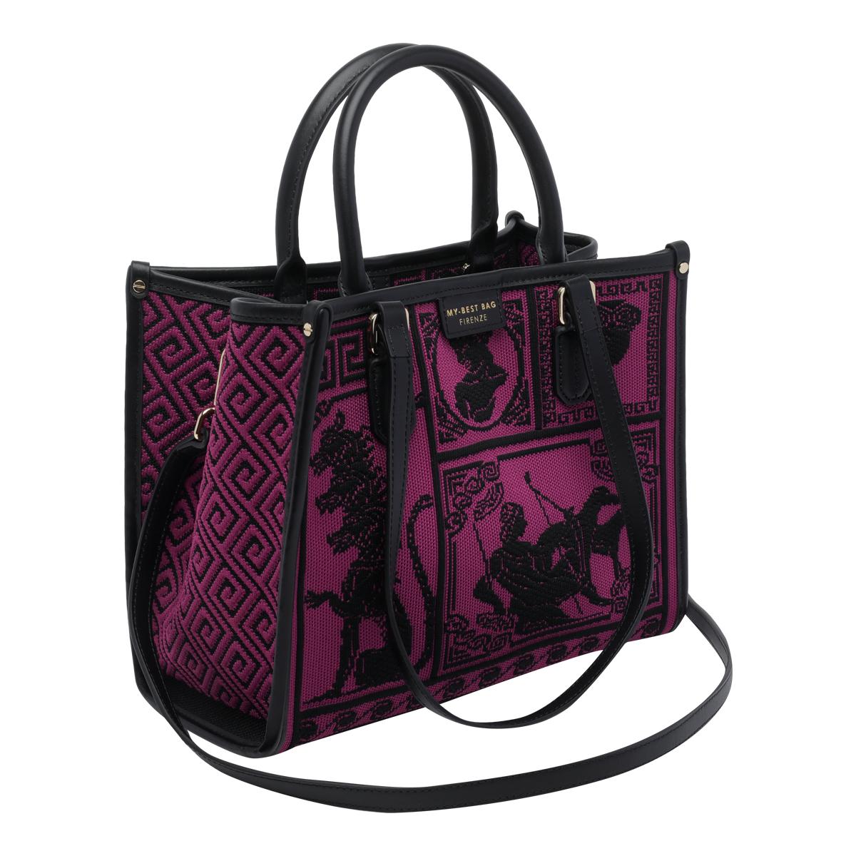 my best bag firenze purple fabric - women