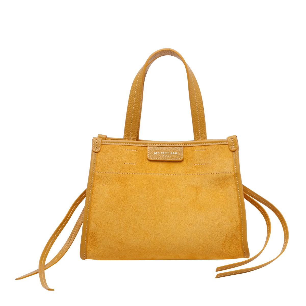 my best bag firenze yellow calf leather - women
