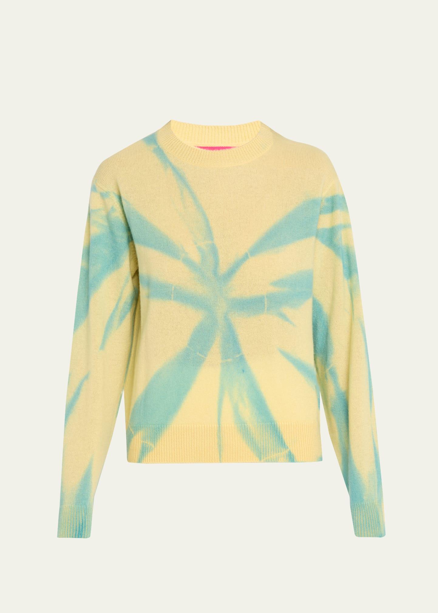 mythic tranquility tie-dye cashmere sweater