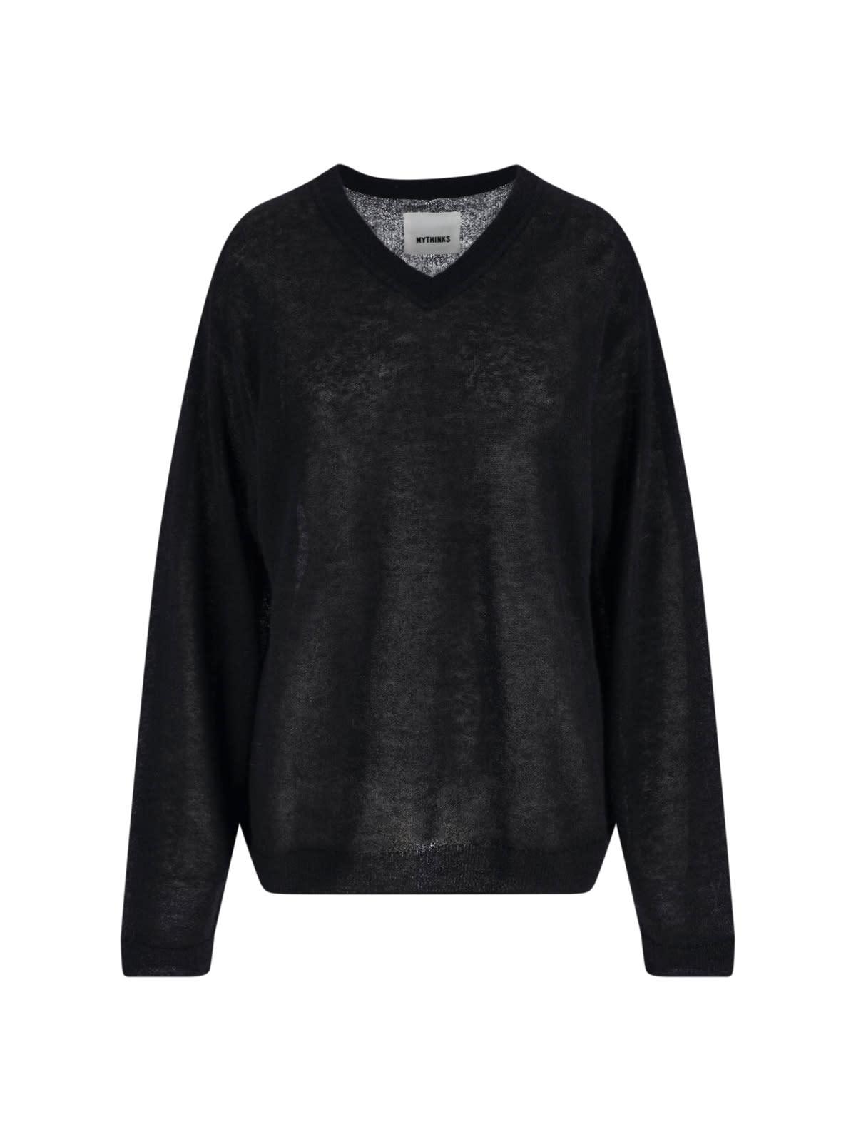 mythinks alpaca blend sweater