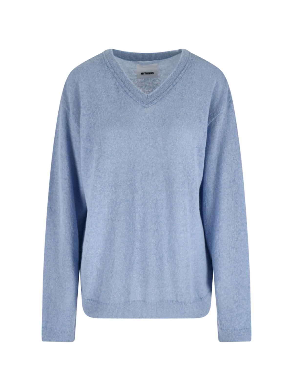 mythinks v-neck sweater