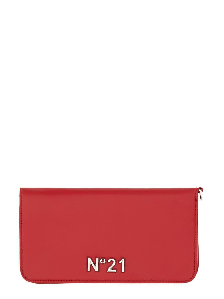 n.21 wallet with logo