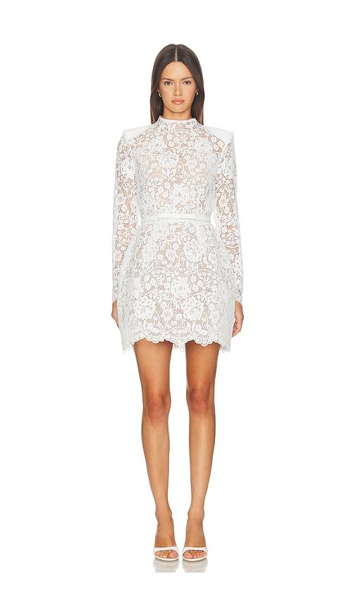 nadine merabi sophie dress in white.