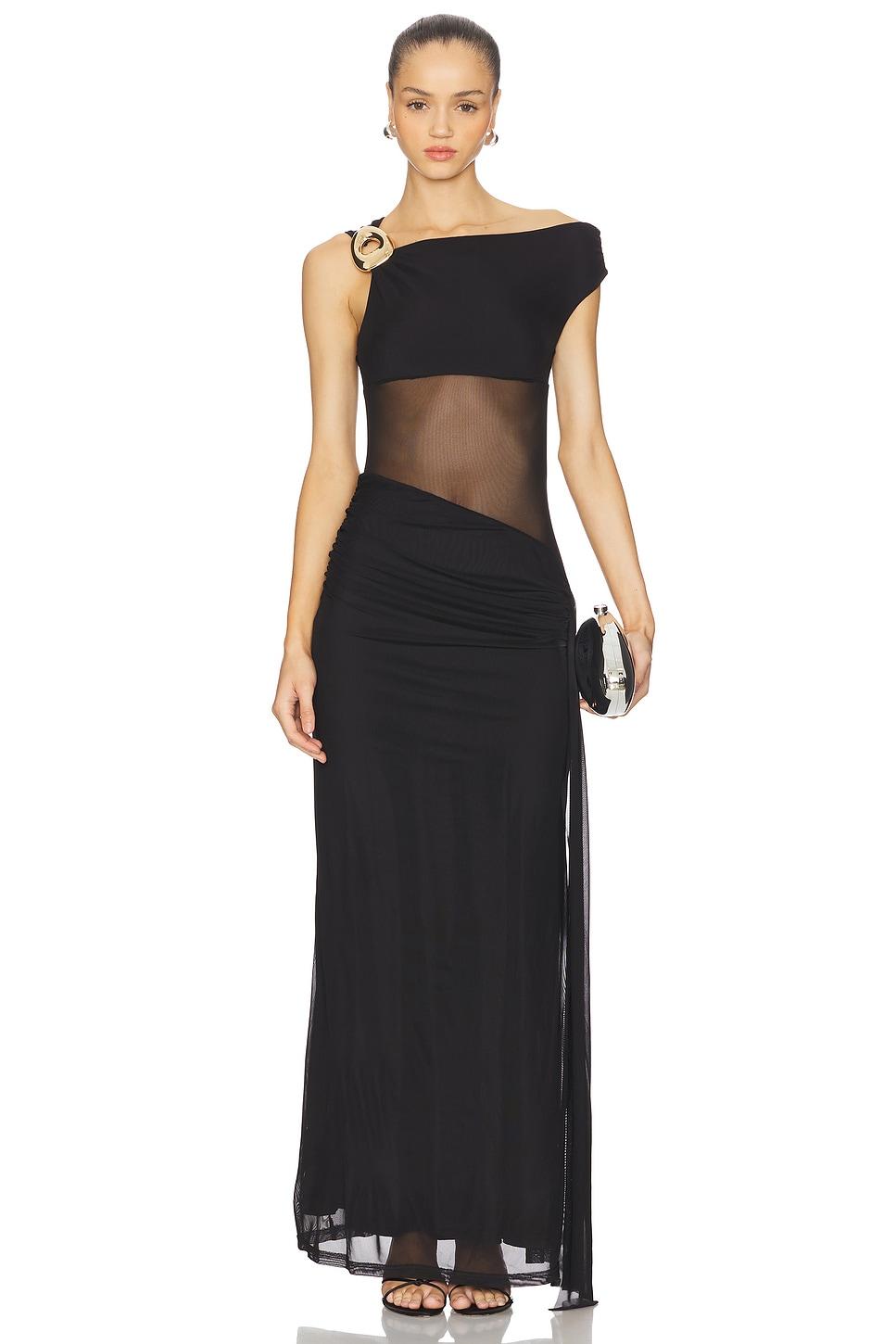 naelle one shoulder maxi dress