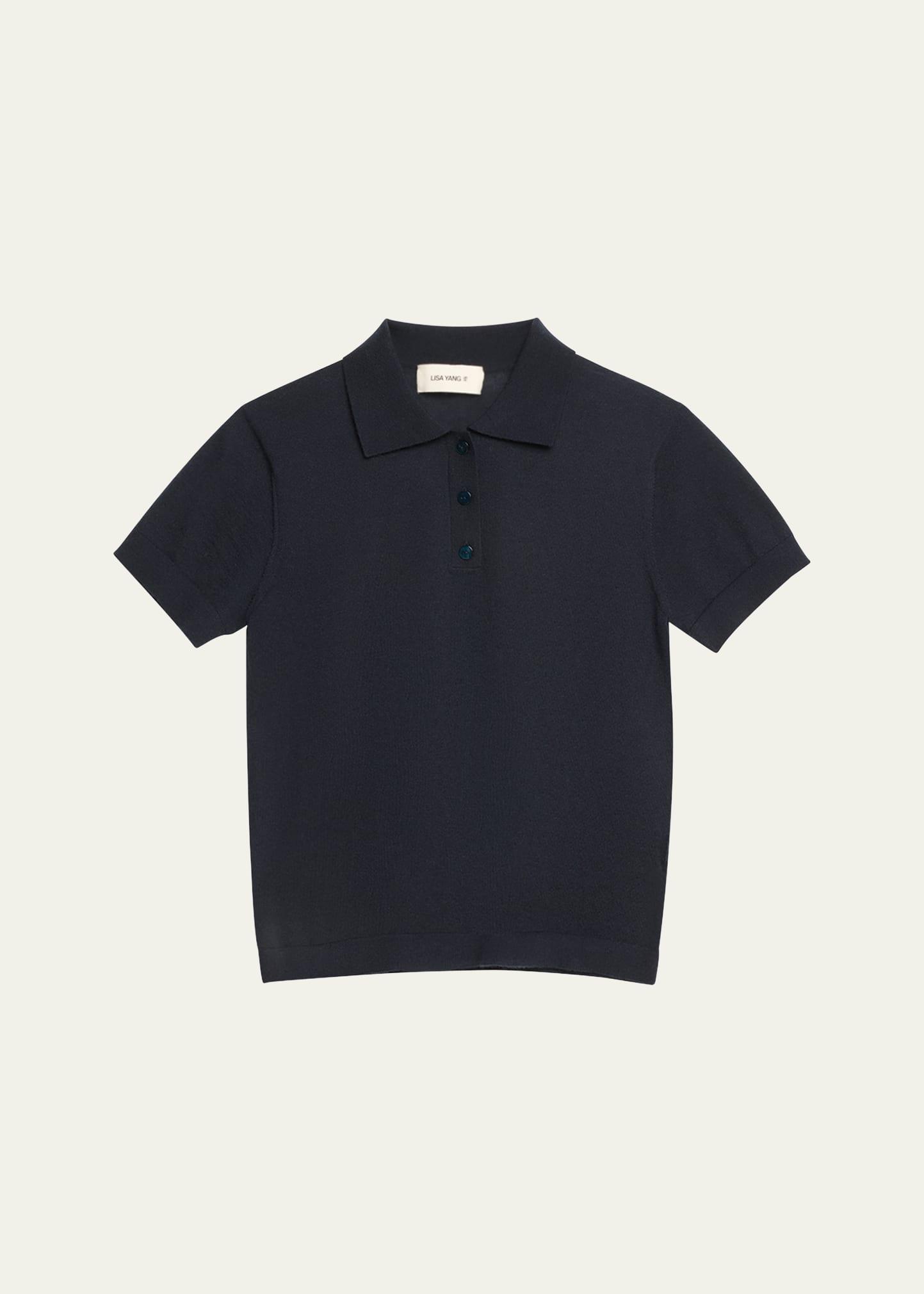 nai cashmere polo top