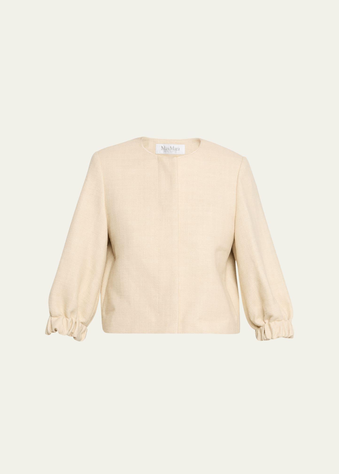 naiadi 3/4-sleeve crop jacket