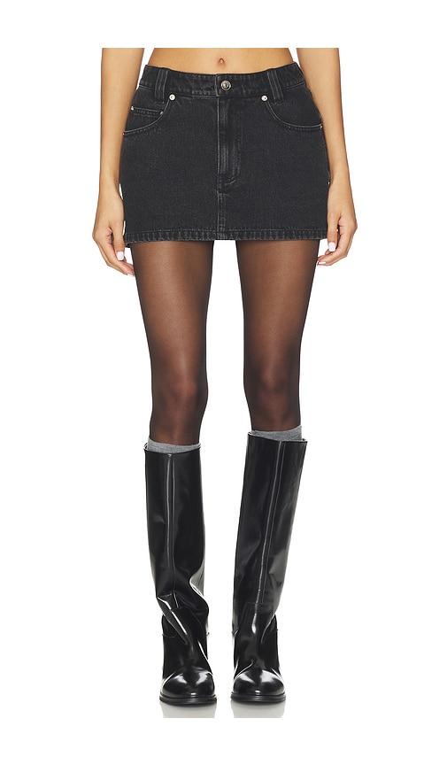 nakedvice morgan skirt in black.