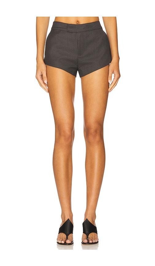 nakedvice the addison short in grey.