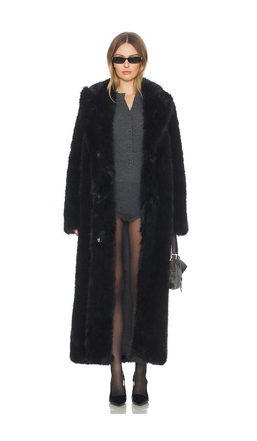 nakedvice the delaney coat in black.