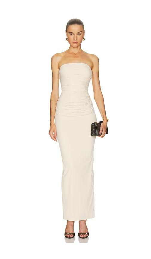nakedvice the evelyn dress in ivory.