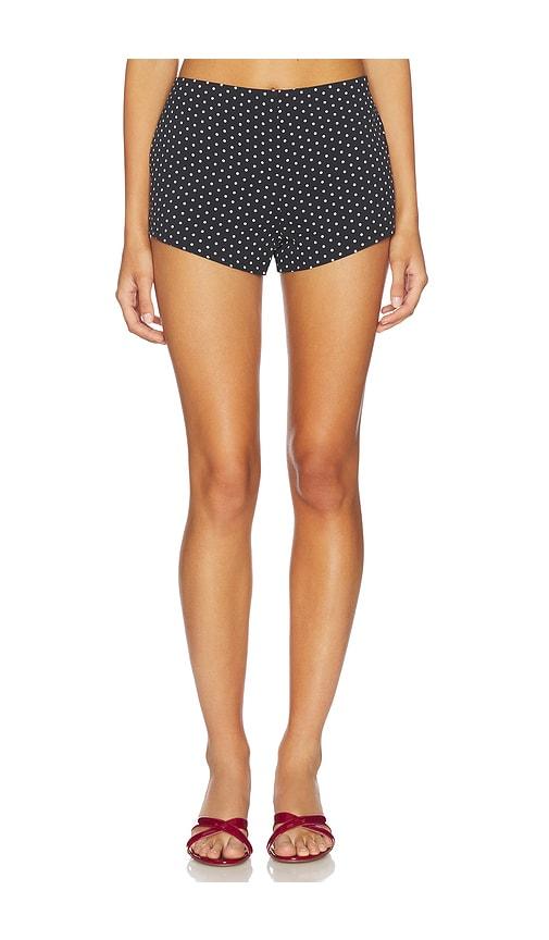 nakedvice the harper spot short in black.