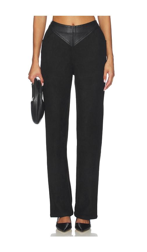 nakedvice the jack pant in black.