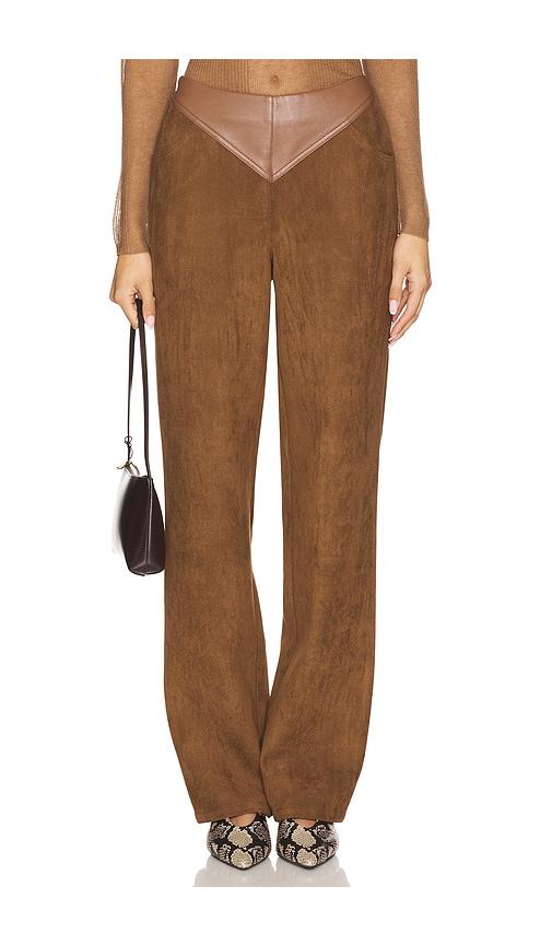 nakedvice the jack pant in brown.