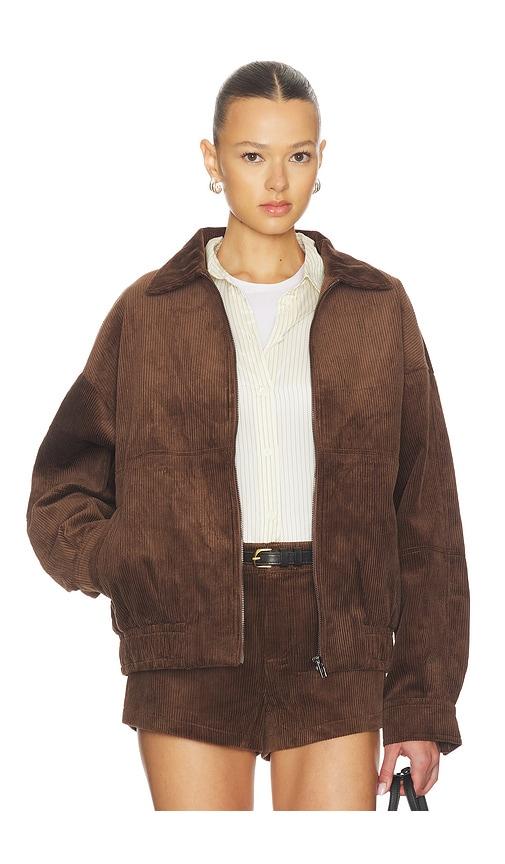 nakedvice the jude cord bomber in brown.