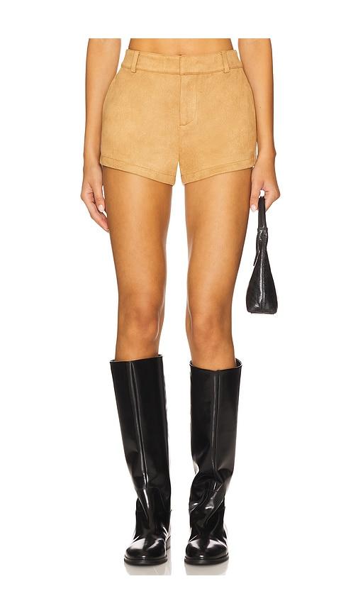 nakedvice the jude short in tan.