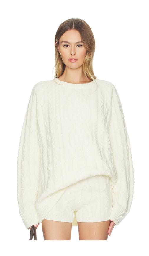 nakedvice the marnie jumper in cream.