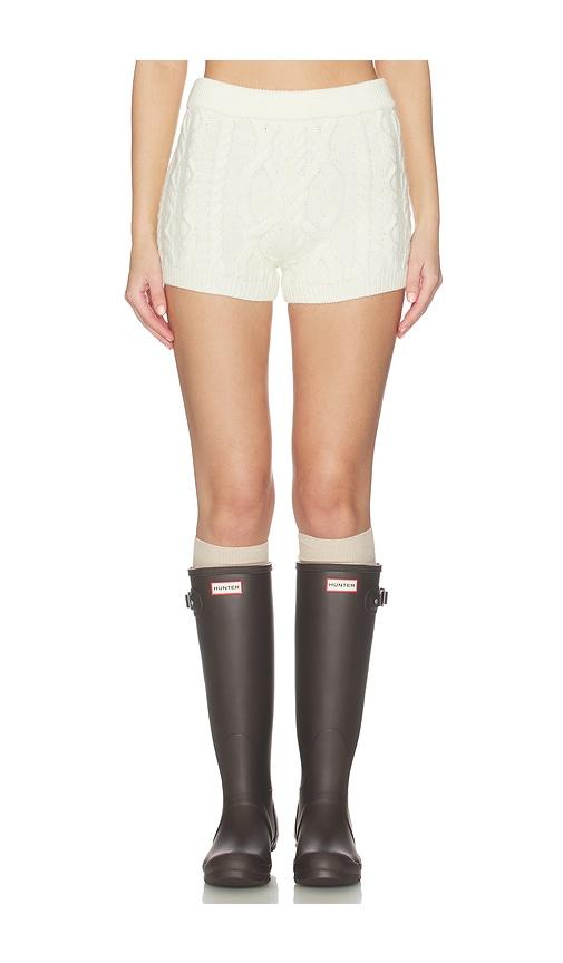 nakedvice the marnie short in cream.
