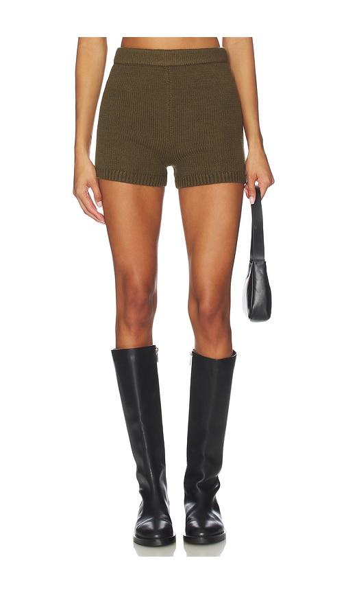 nakedvice the oscar short in olive.