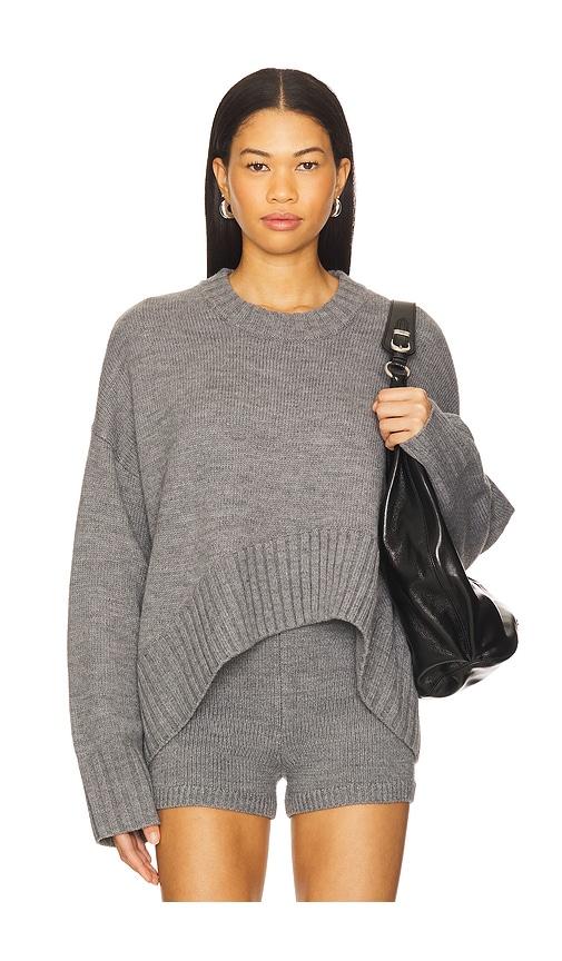 nakedvice the oscar sweater in grey.
