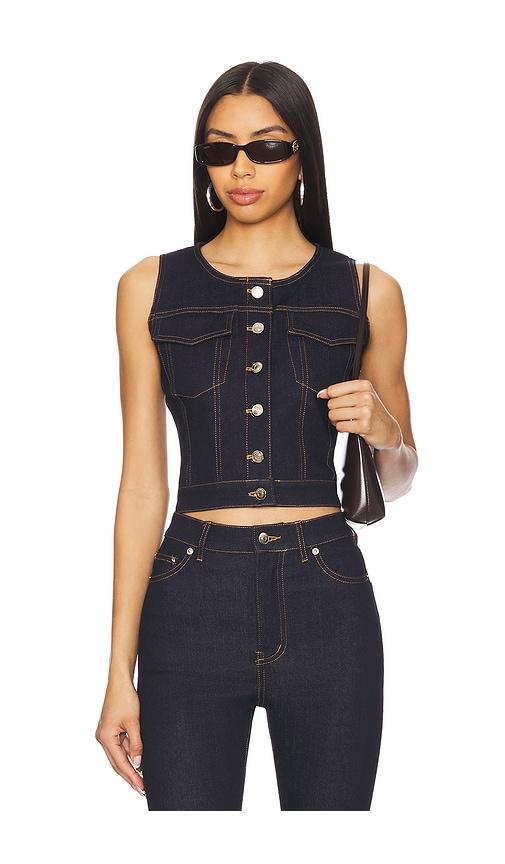 nakedvice the rina vest in blue.
