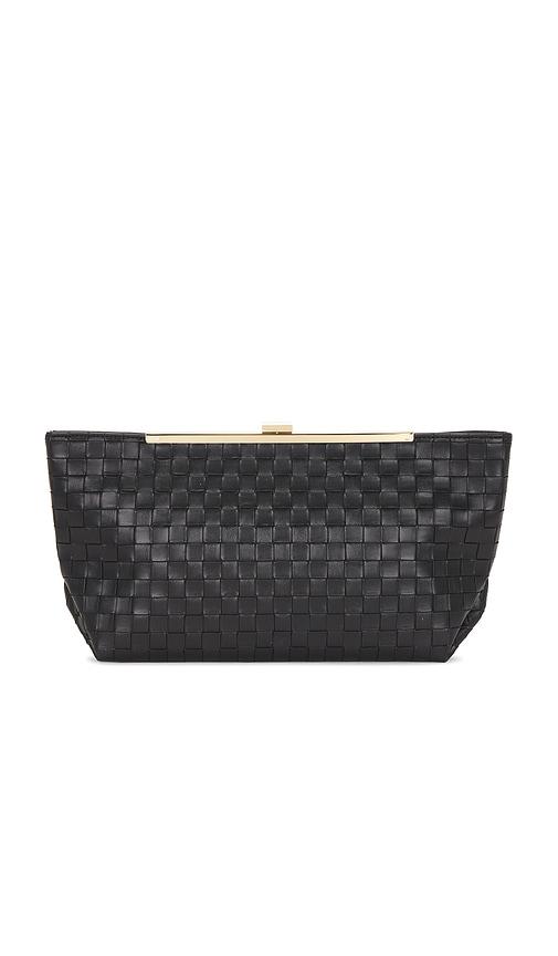 nakedvice the rosetta clutch in black.