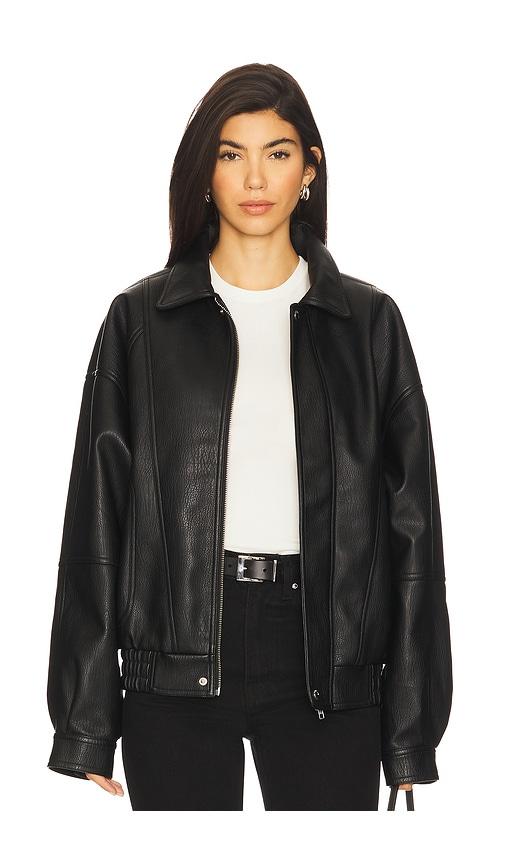 nakedvice the torey jacket in black.