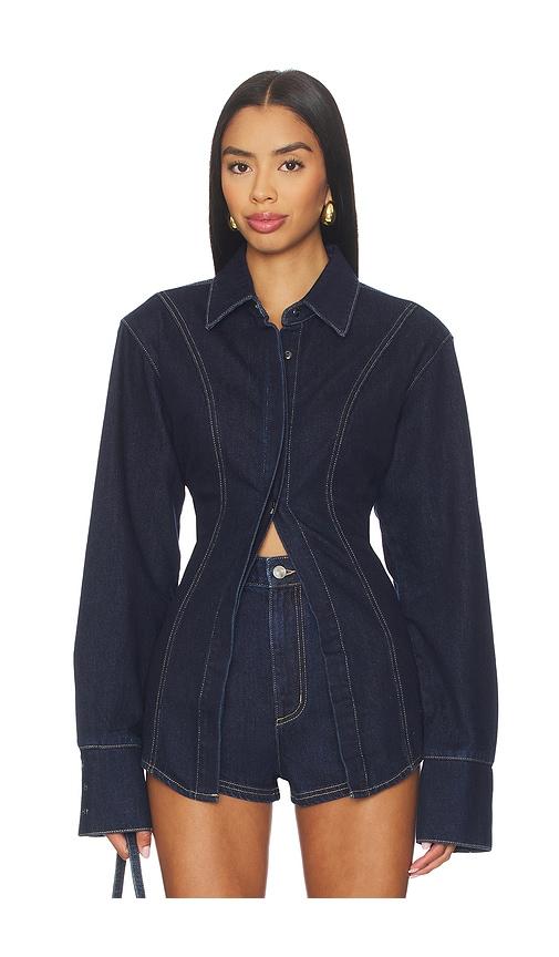 nakedvice the watson shirt in blue.