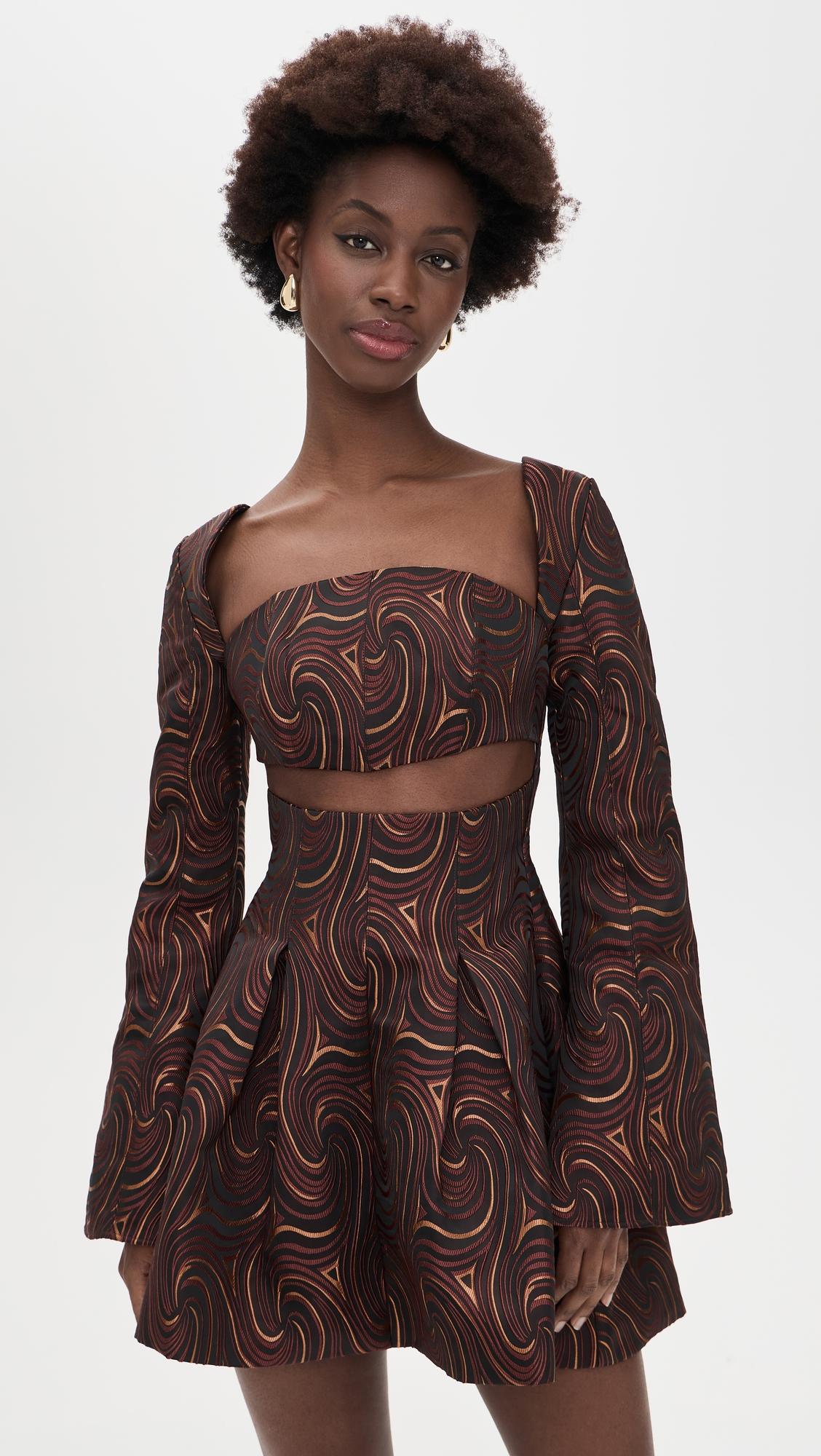 nala mini jacquard dress