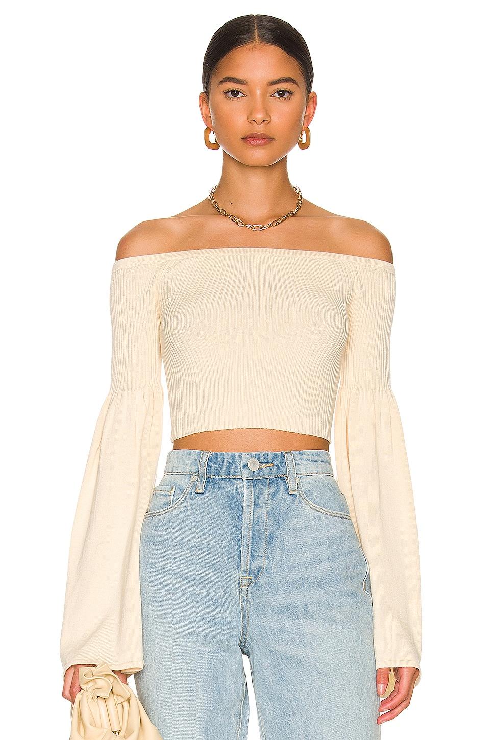 nalle off shoulder sweater
