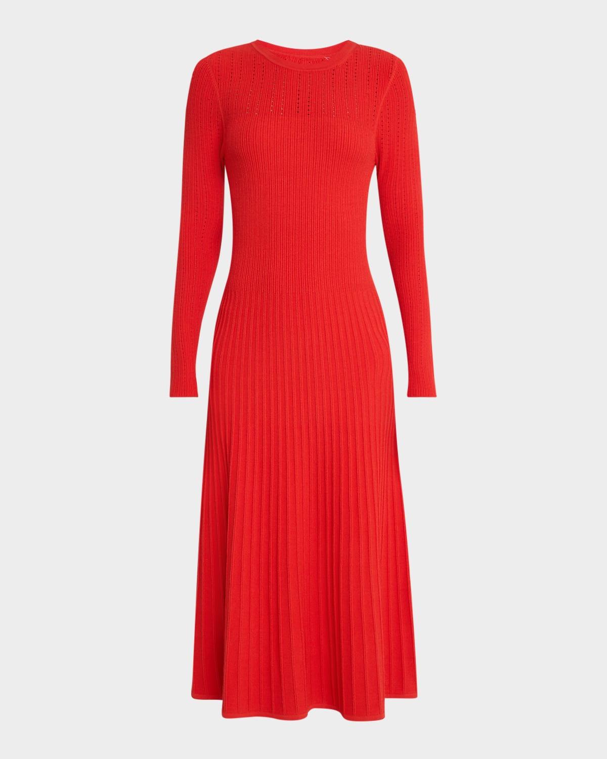 nami knit midi dress