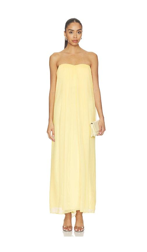 nana jacqueline charlotte dress in yellow.