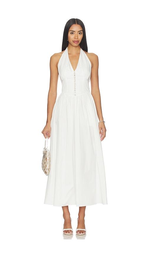 nana jacqueline isabella dress in white.