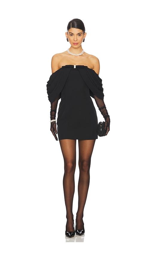nana jacqueline kate bow dress in black.