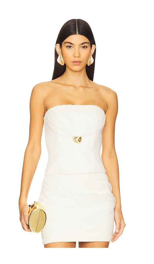 nana jacqueline seraphina top in ivory.