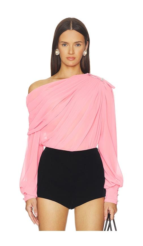 nana jacqueline sia top in pink.