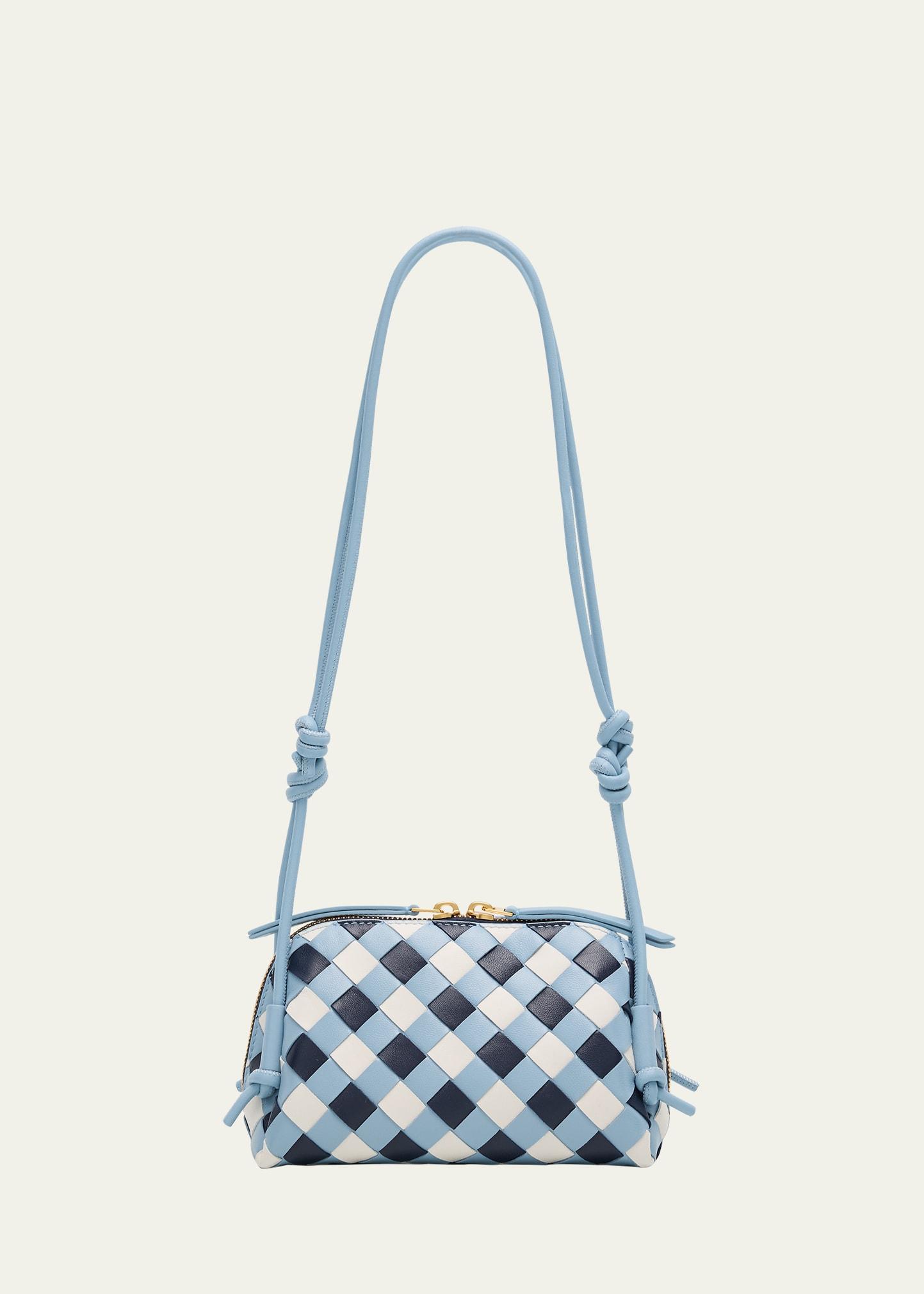 nappa leather crossbody pouch bag