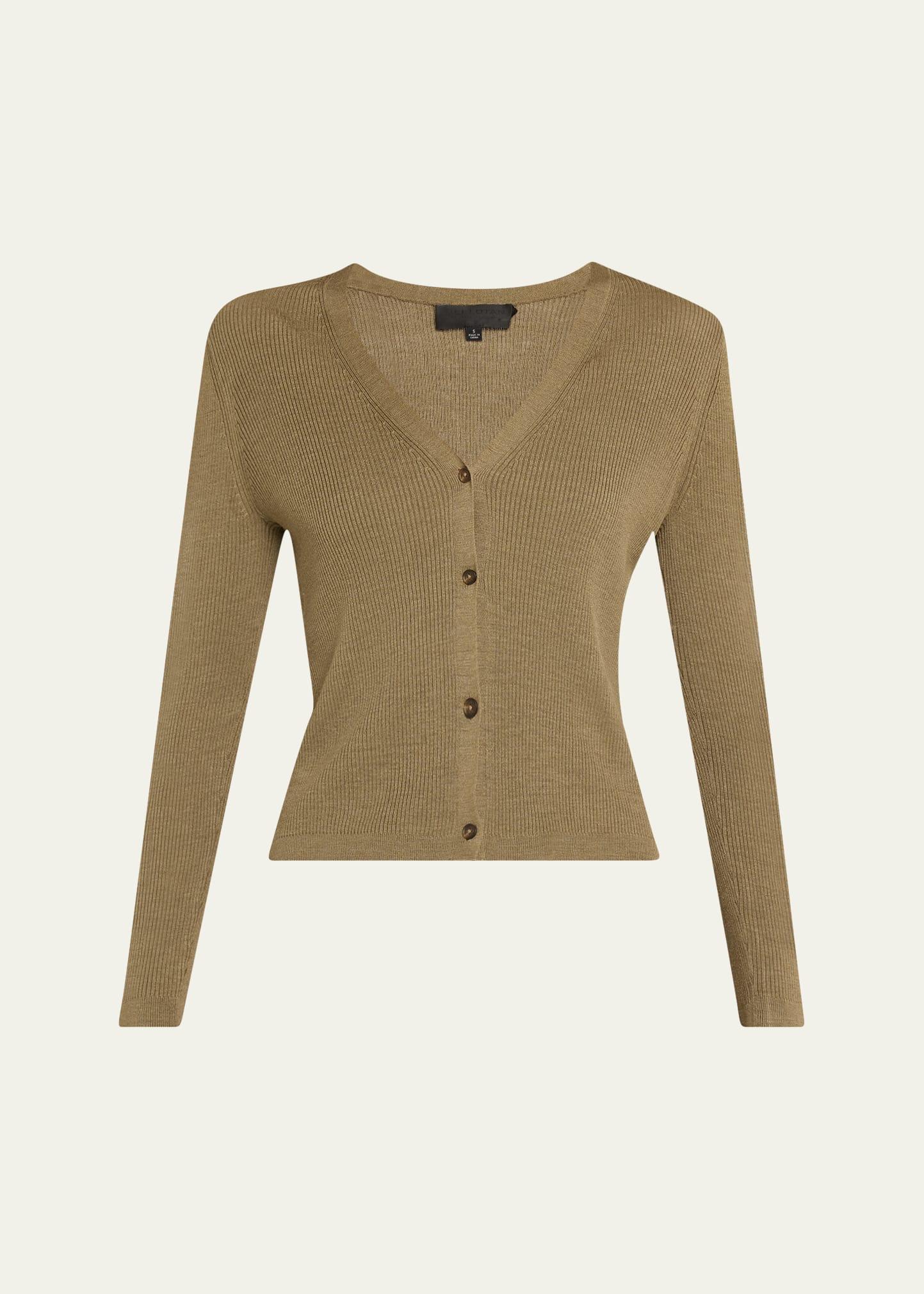nari silk cardigan