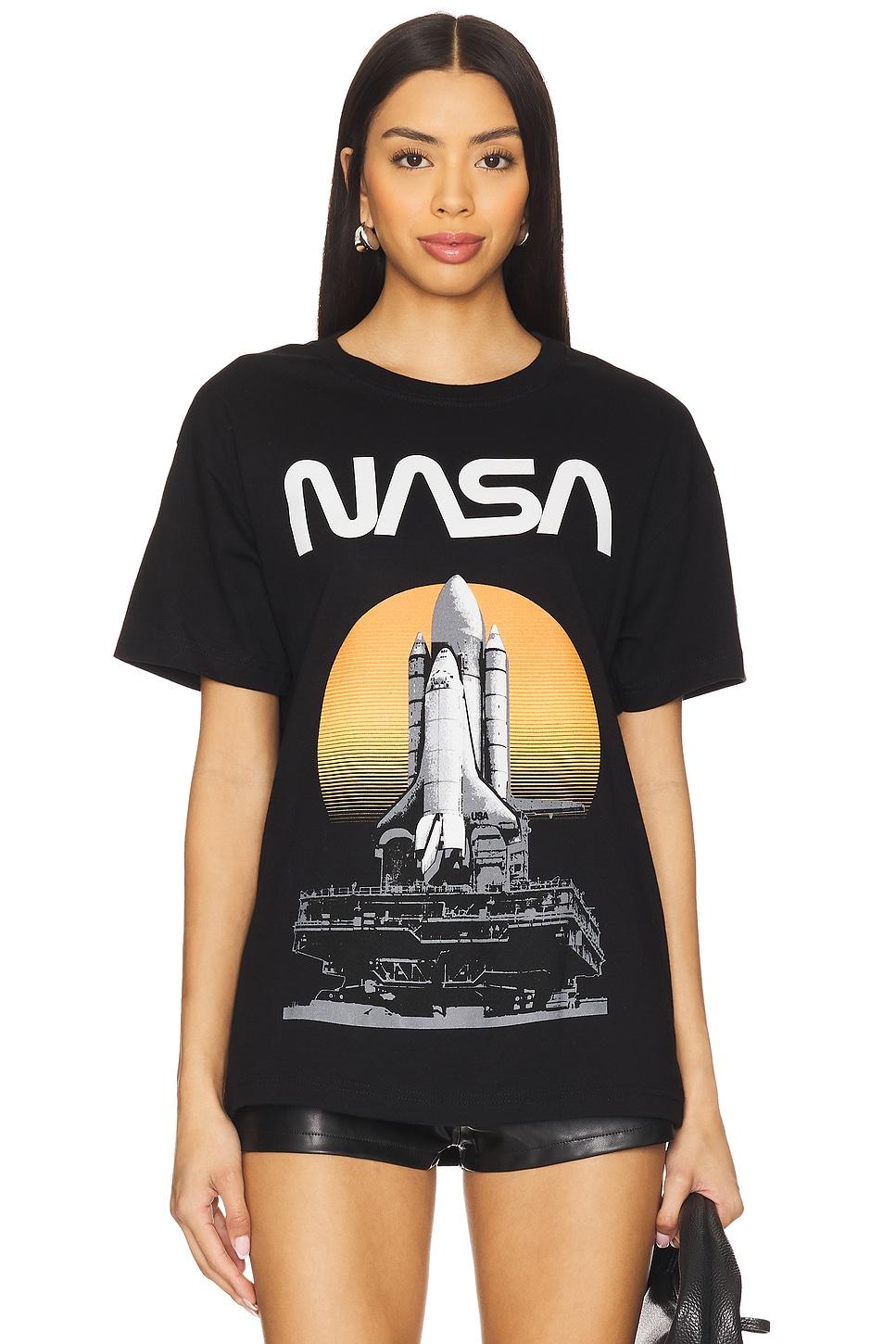nasa shuttle launch boxy tee