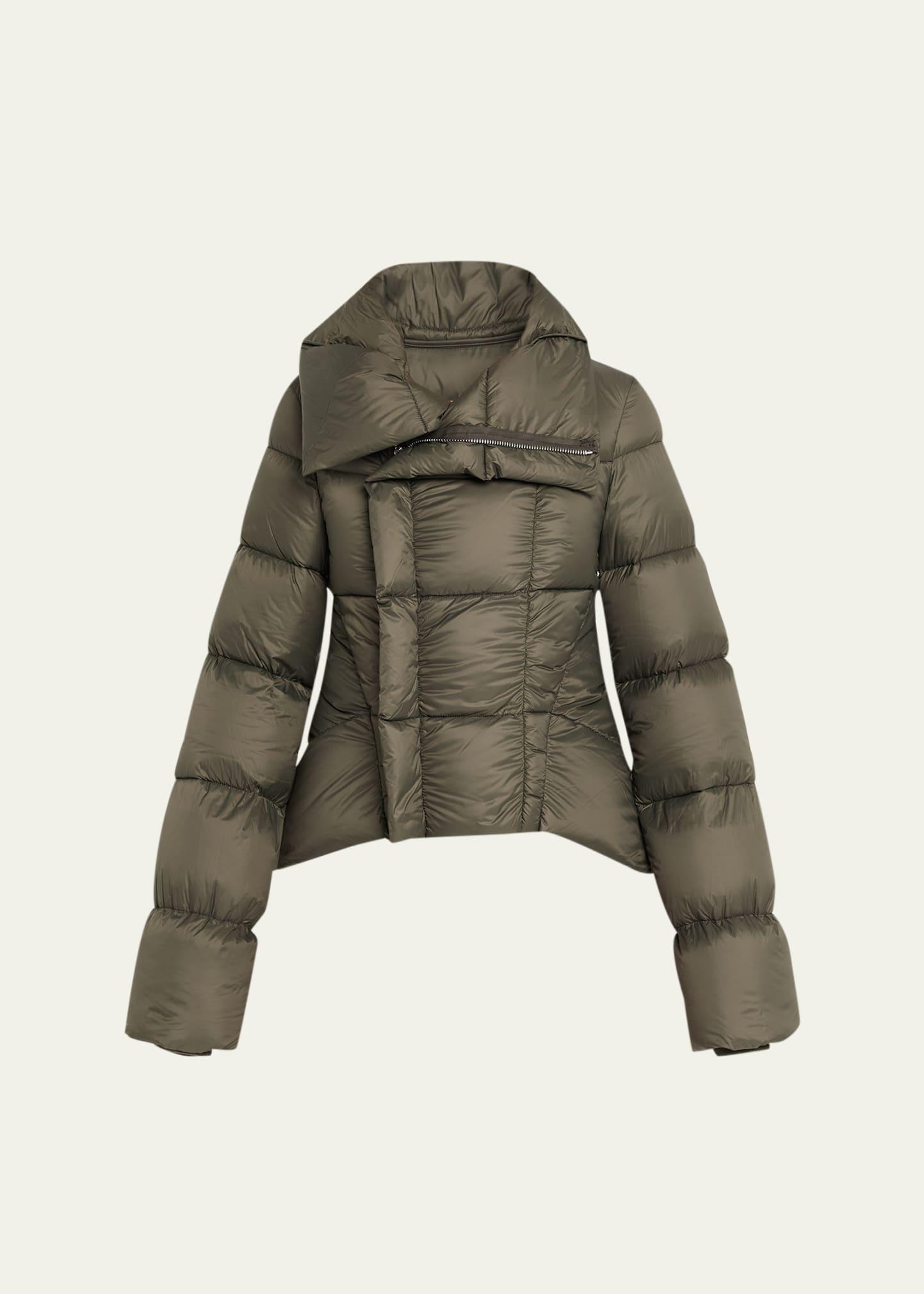 naska duvet waisted puffer jacket