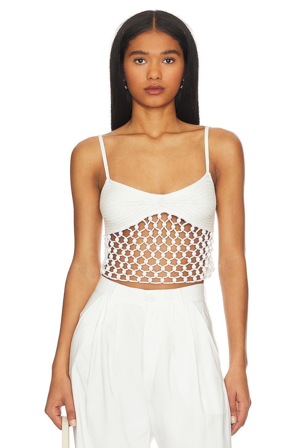 nastasia beaded crochet tank