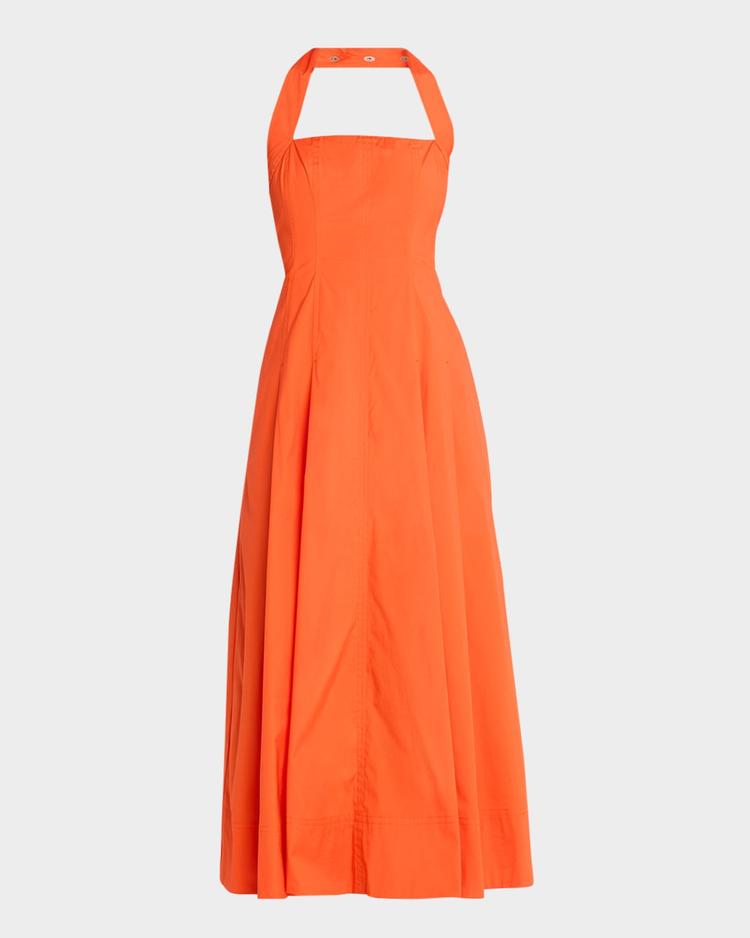 natalie halter midi dress