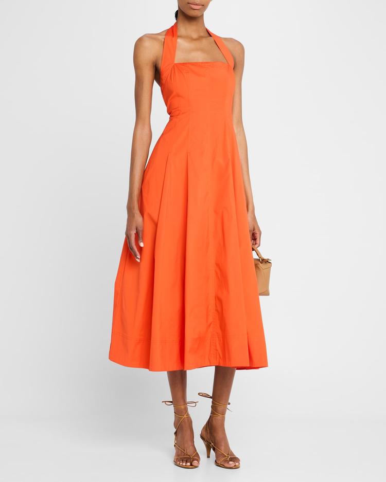 natalie halter midi dress