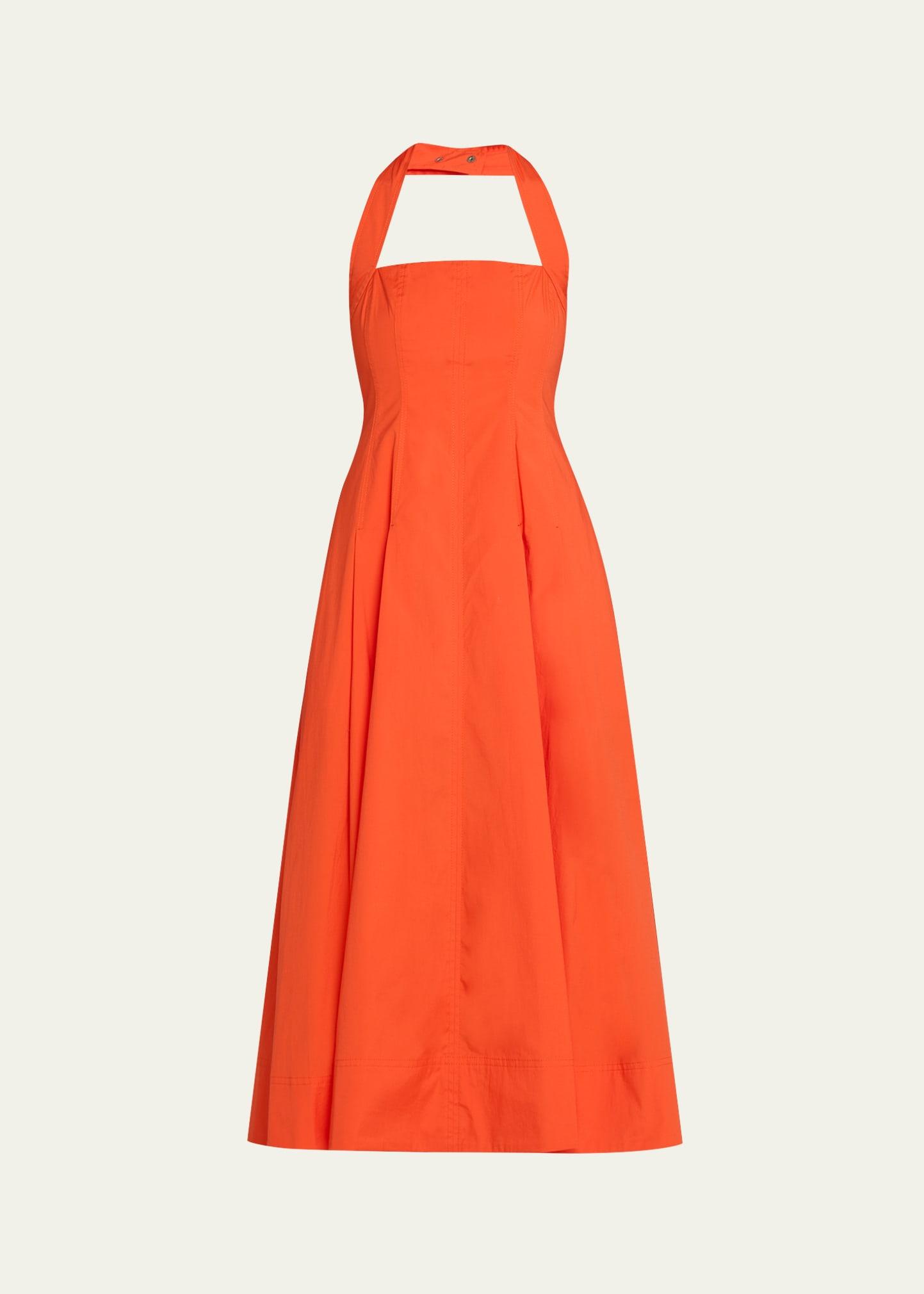 natalie halter midi dress