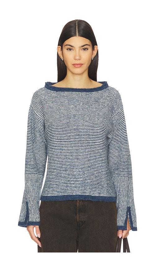 nation los angeles willow pullover sweater in grey.