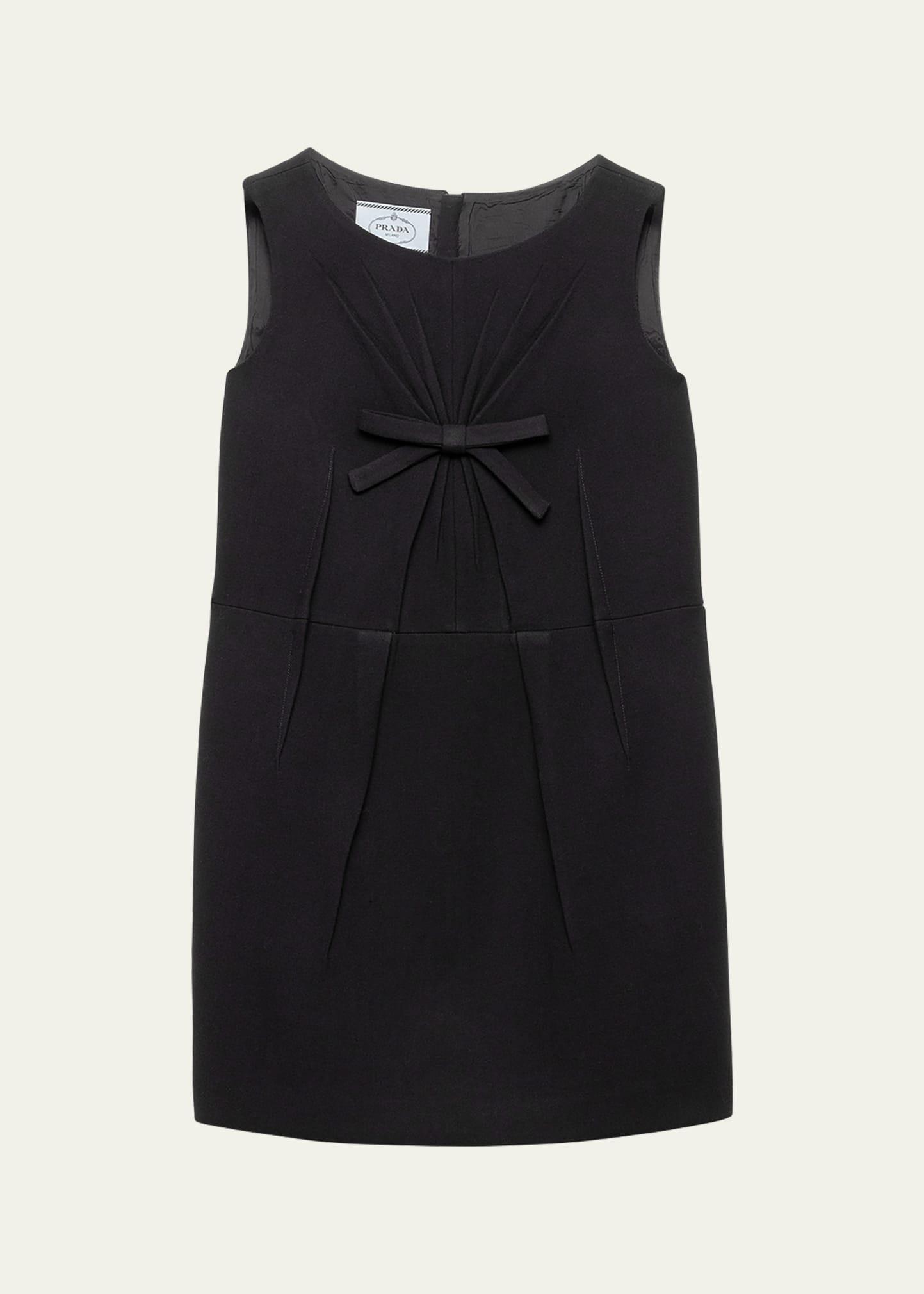 natté bow sleeveless mini dress